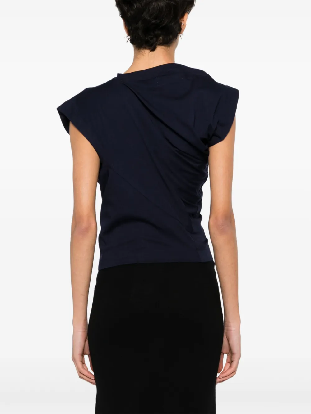 Vivienne Westwood Hebo Orb-embroidered Top In Blue