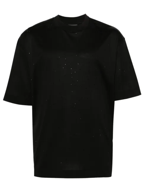 Emporio Armani rhinestone-embellished jersey T-shirt Men