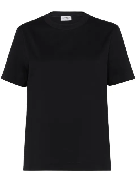 Brunello Cucinelli playera con ribete Monili