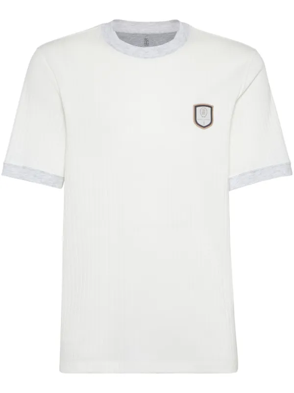 Brunello Cucinelli Cotton V-Neck T-Shirt | Sweaters & Knits