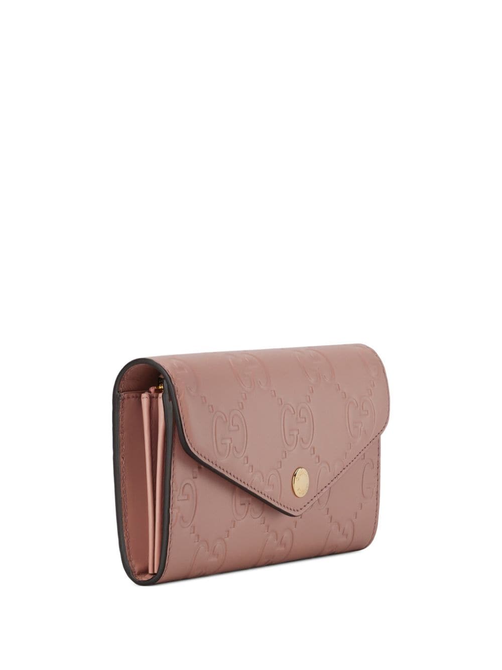 Shop Gucci Gg Continental Wallet In Pink