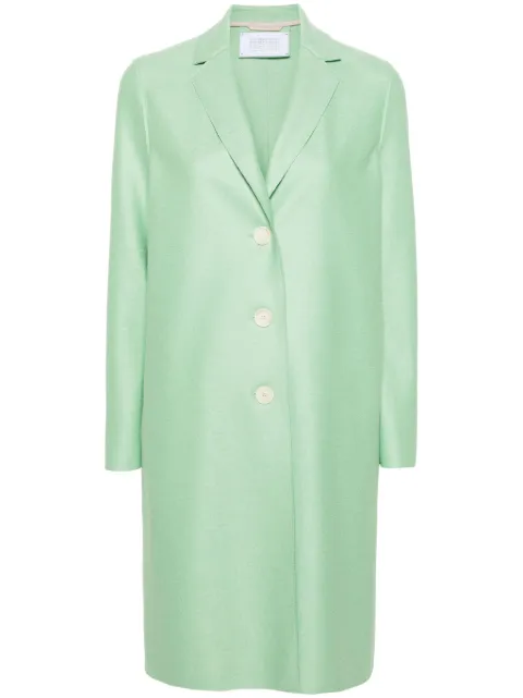 Harris Wharf London single-breasted felted coat