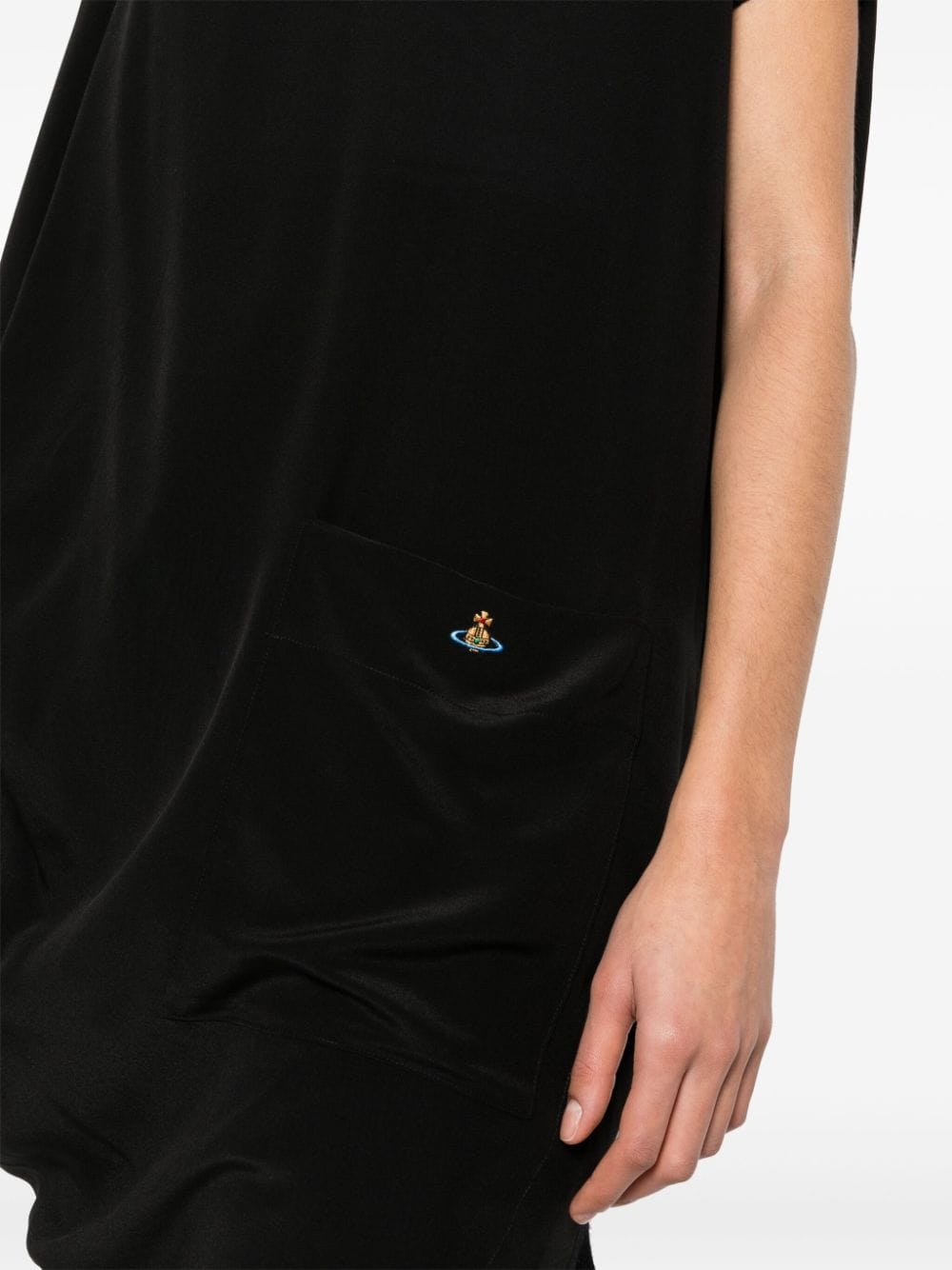 Shop Vivienne Westwood Ss Annex Silk Blouse In Black