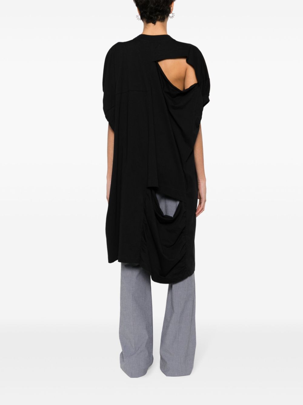Shop Vivienne Westwood Orb-embroidered T-shirt In Black