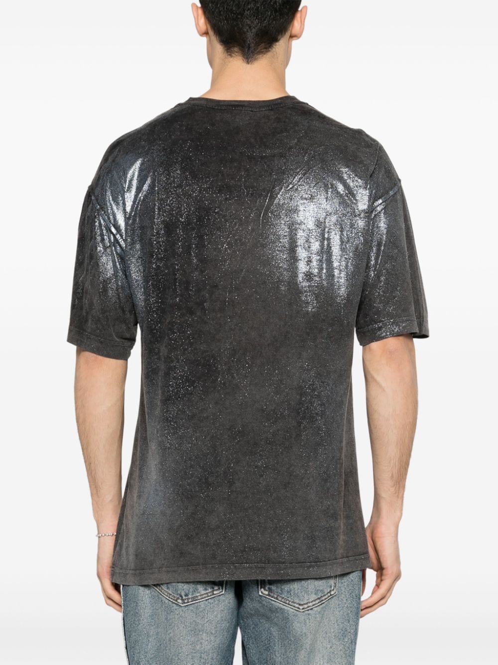 Diesel T-shirt met vervaagd effect Grijs