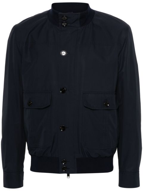 Brioni long-sleeve silk jacket