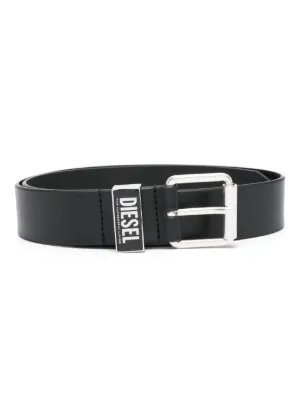 Diesel 1dr レザーベルト | ブラック | FARFETCH JP