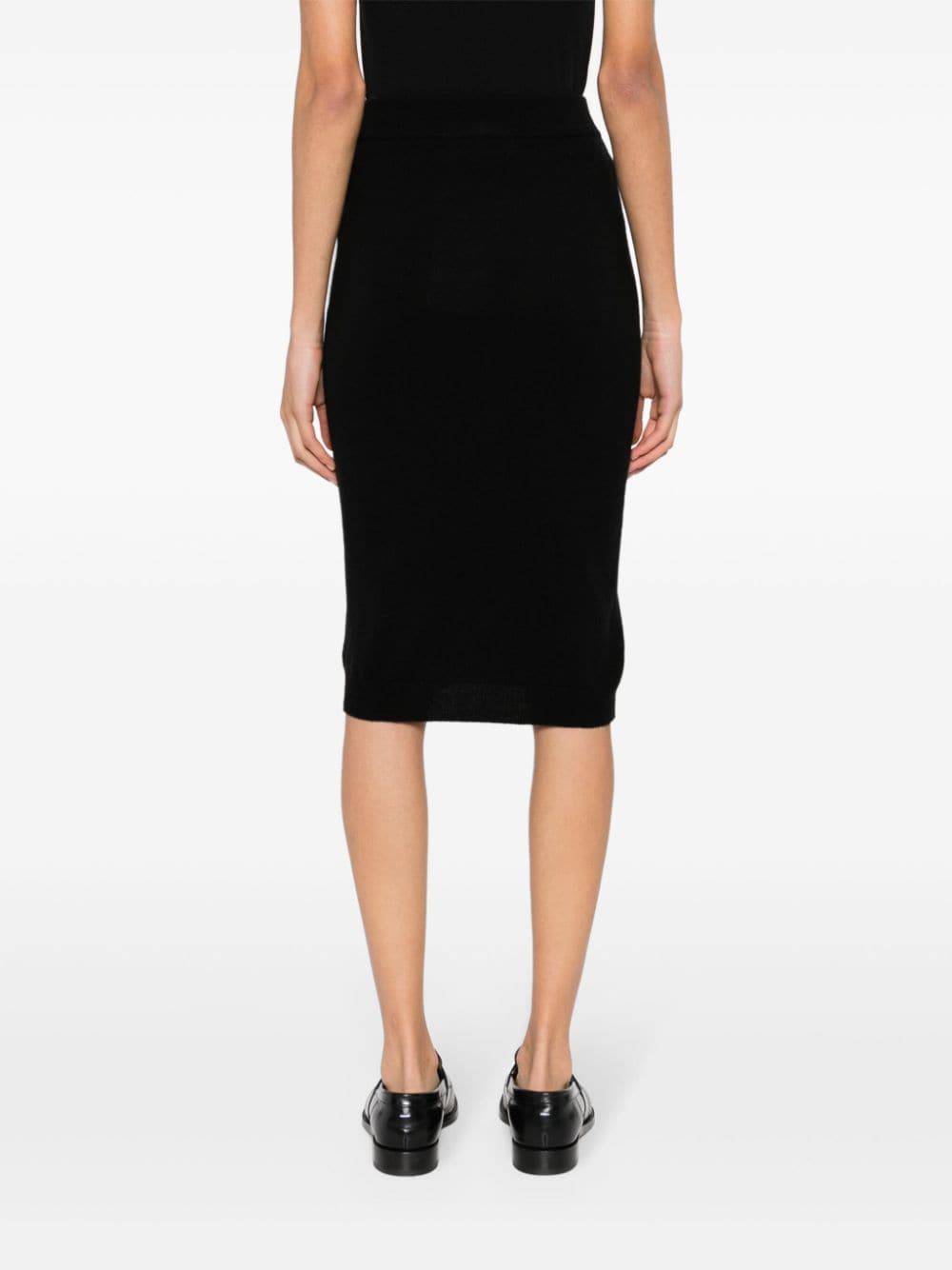 Shop Vivienne Westwood Orb-embroidered Skirt In Black