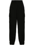 Emporio Armani tapered-leg cargo trousers - Black