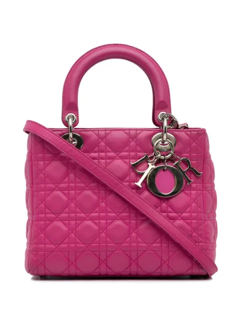 Christian Dior Pre-Owned 2012 medium Cannage Lady Dior two-way handbag