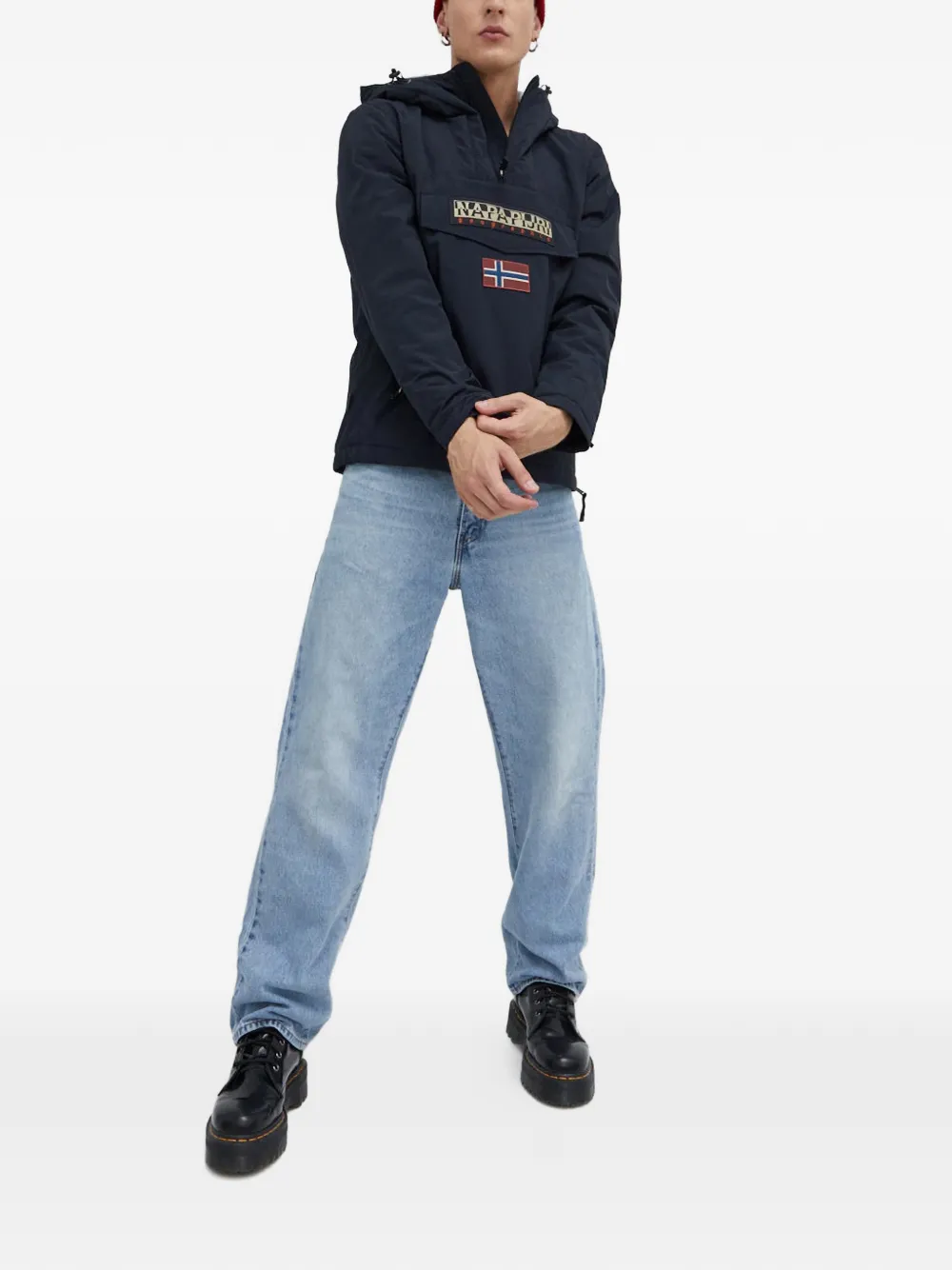 Napapijri Rainforest Winter 3 jack met capuchon Blauw