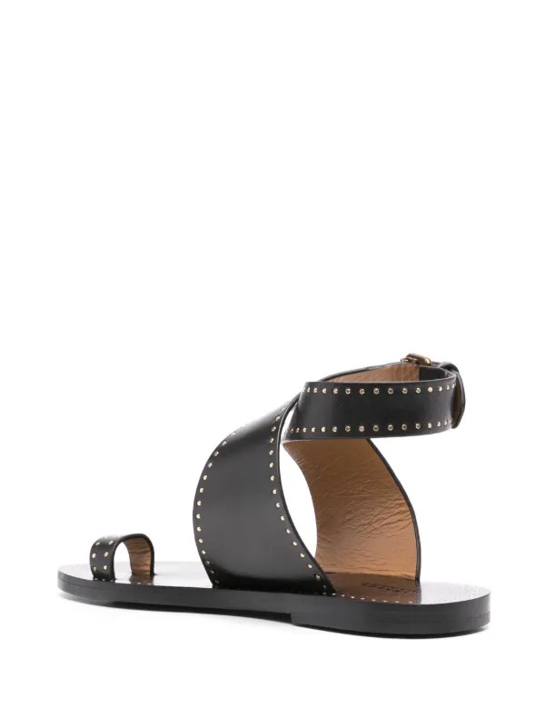 ISABEL MARANT Jools スタッズ サンダル | ブラック | FARFETCH JP