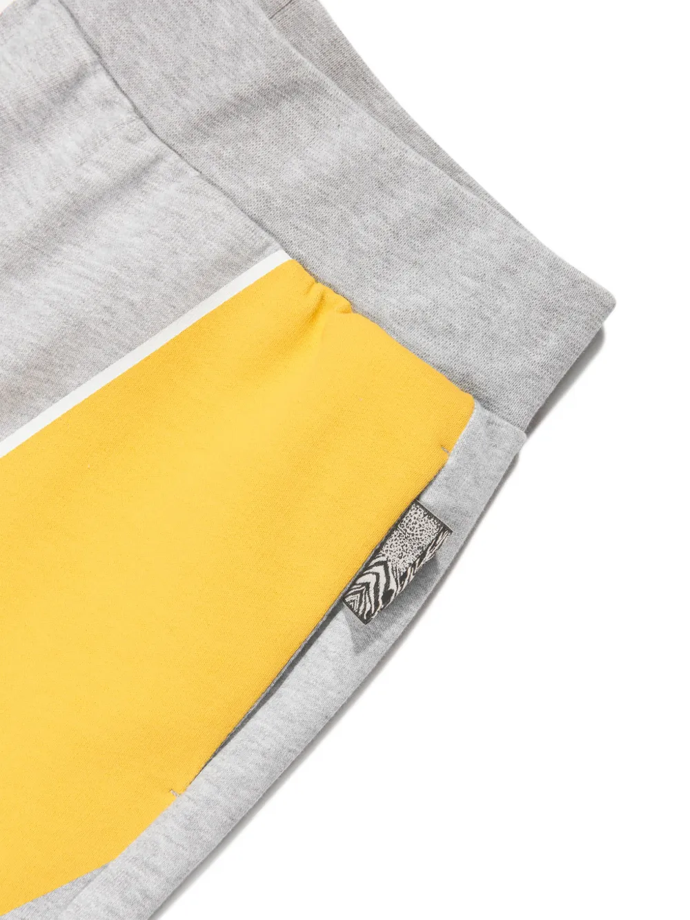 Roberto Cavalli Junior Trainingsshorts met colourblocking Grijs