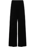 Gauchère wide-leg jersey trousers - Black