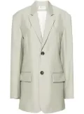 Gauchère single-breasted blazer - Green