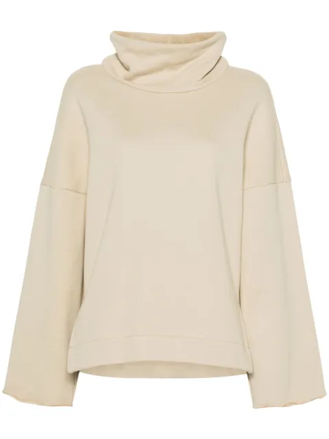 Gauchère high-neck cotton sweatshirt