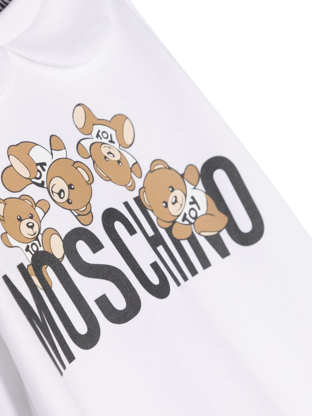 Moschino Kids Pyjama met teddybeerprint Wit