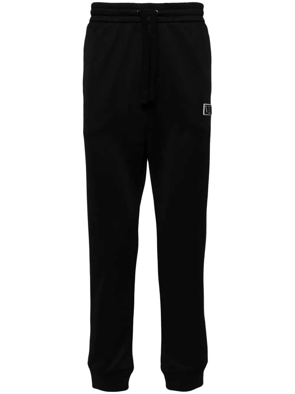 Valentino Vltn Tag Track Pants In Black ModeSens