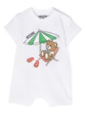 Moschino Kids Teddy Bear cotton shorties - White