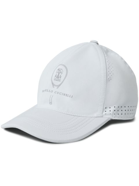 Brunello Cucinelli logo-print baseball cap Men