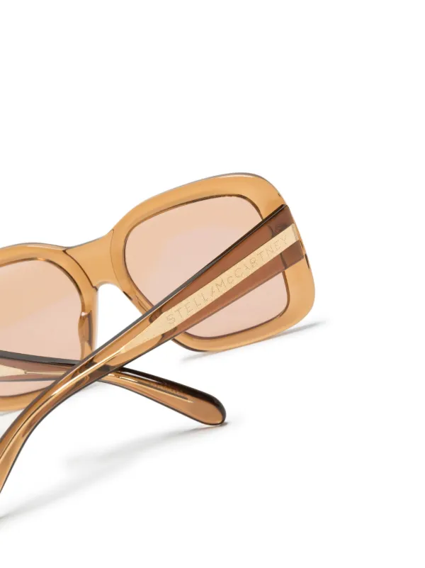 Stella McCartney Eyewear スクエアフレーム サングラス - Farfetch