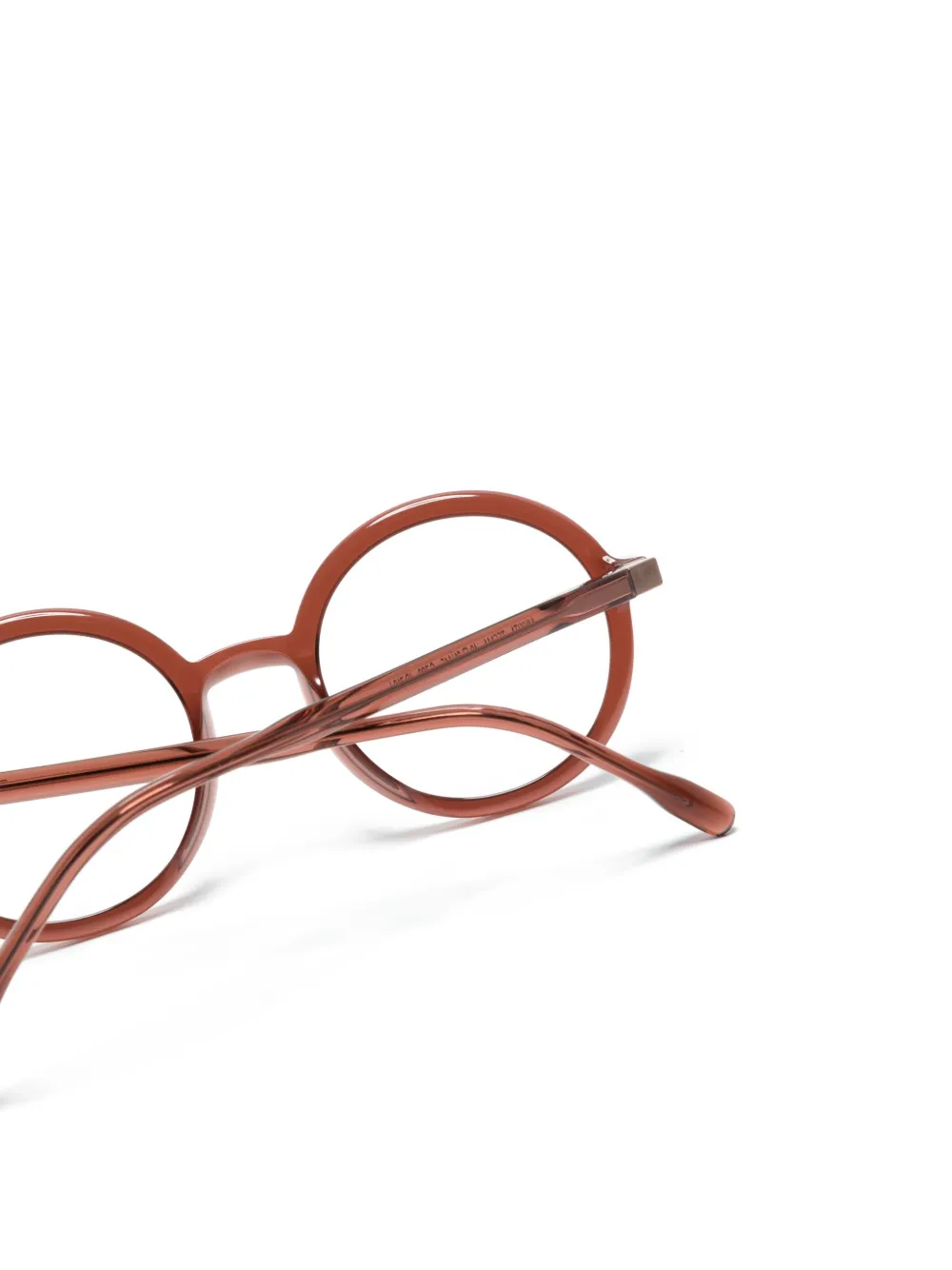 Mykita Teema bril met rond montuur Bruin