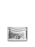 GANNI Bou metallic cardholder - Silver