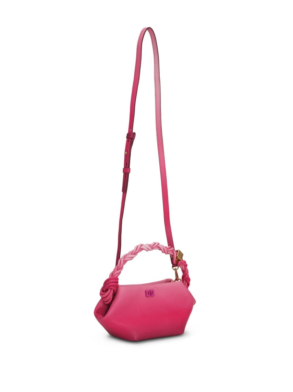 GANNI Bou kleine shopper met kleurverloop Roze