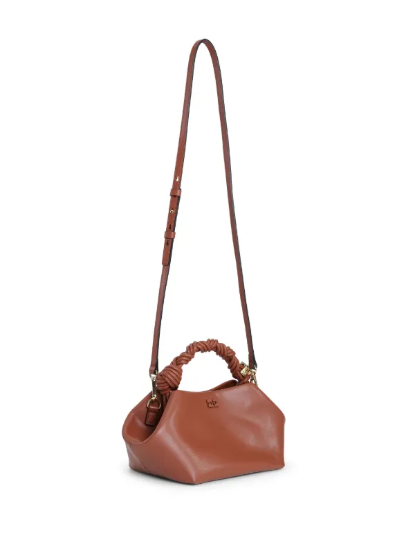 GANNI Small Bou Cross Body Bag | Brown | FARFETCH
