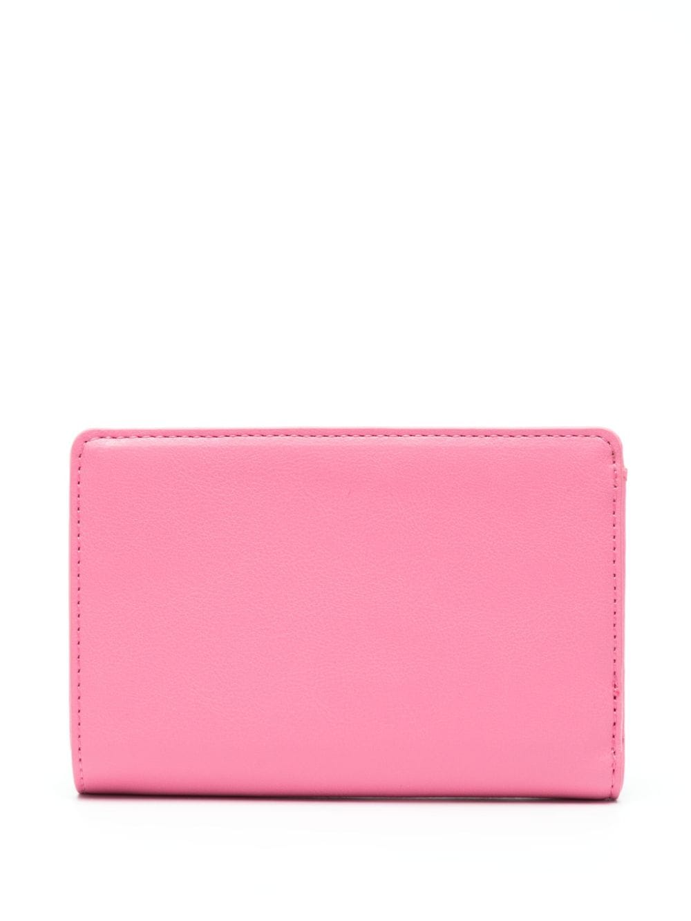 Shop Liu •jo Logo-lettering Bi-fold Wallet In Rosa