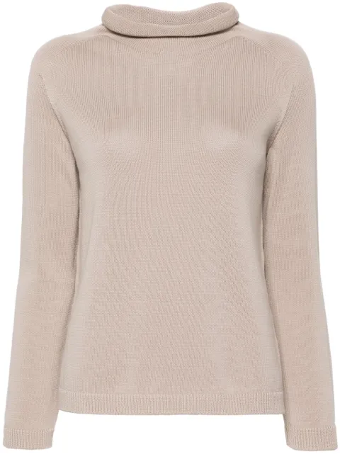 'S Max Mara cowl-neck cotton jumper