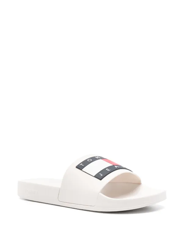 Tommy Jeans logo-embossed Slides White FARFETCH IN