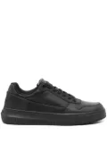 Calvin Klein Jeans logo-debossed leather sneakers - Black