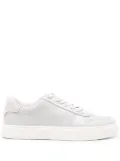 Calvin Klein logo-print leather sneakers - Grey