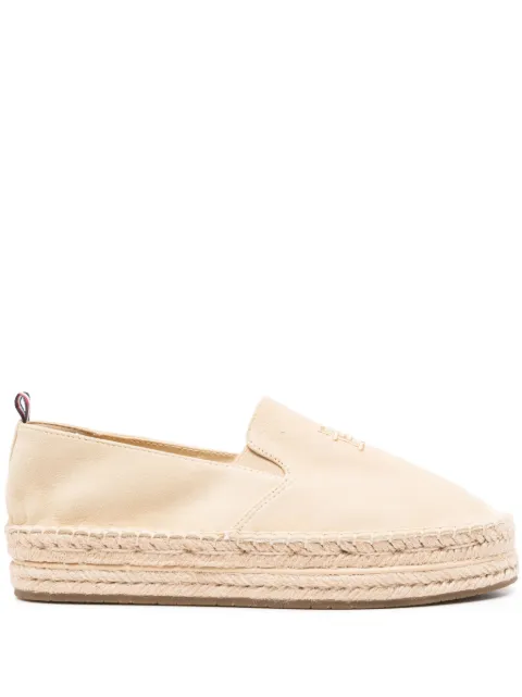 Tommy Hilfiger alpargatas con plataforma plana