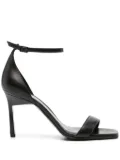 Calvin Klein 90mm leather sandals - Black