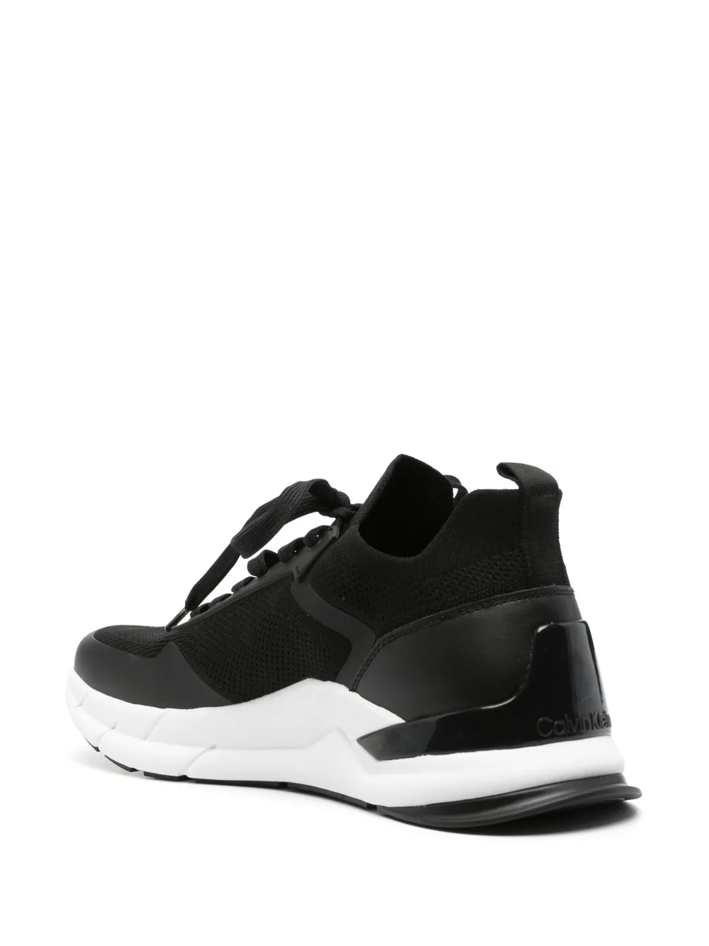 Calvin Klein logo-print mesh sneakers Black