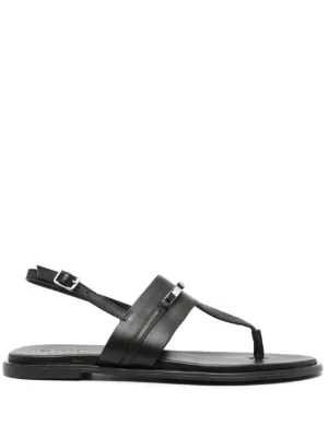 Jil Sander ポインテッドトゥ サンダル | ブラック | FARFETCH JP