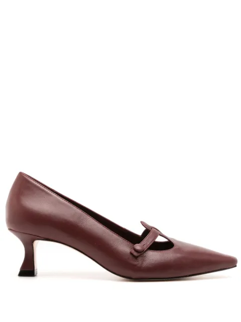Sarah Chofakian Scarpin Corinne de couro com salto 45mm