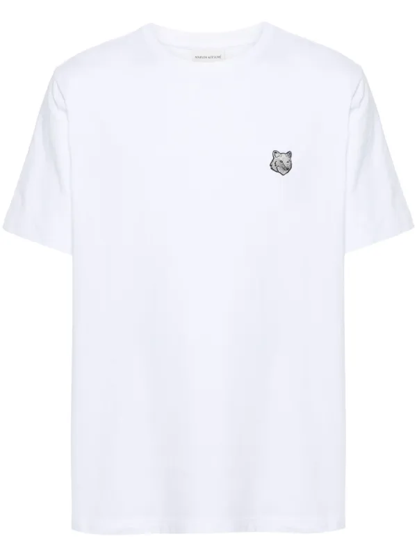 Maison Kitsuné フォックスモチーフ Tシャツ | ホワイト | FARFETCH JP
