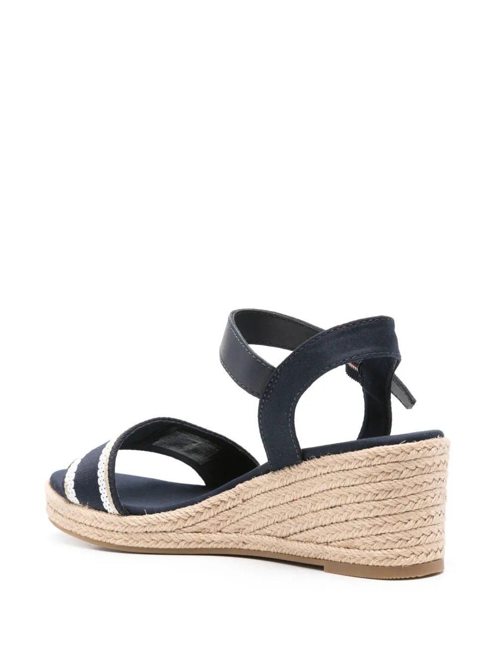 Tommy Hilfiger 65mm TH-plaque wedge espadrilles Blue