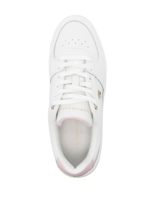 ★ ★ TH Court Leather Sneakers White T52F1ARS0 Tommy Hilfiger Court Leather Sneakers | White | FARFETCH