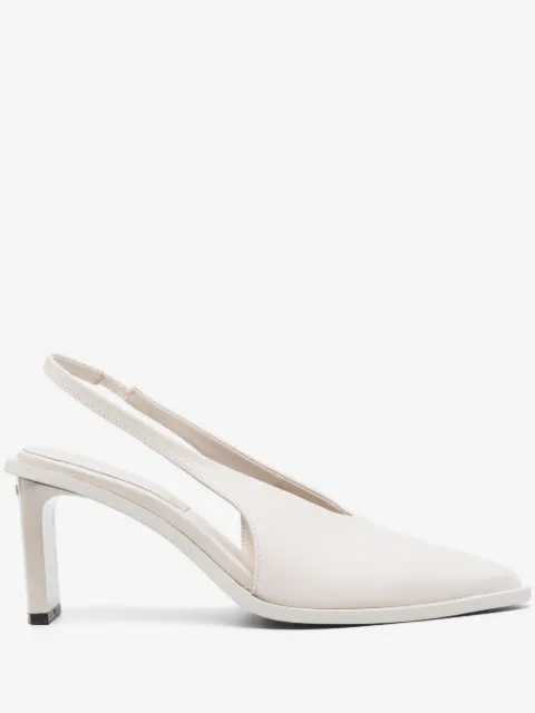 Calvin Klein 70mm slingback leather pumps
