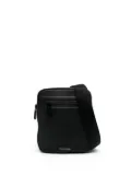 Calvin Klein logo-stamp messenger bag - Black