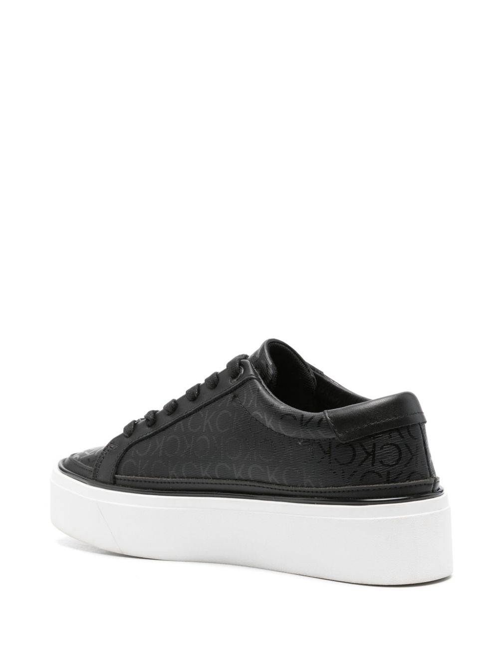 Calvin Klein Sneakers met plateauzool Zwart