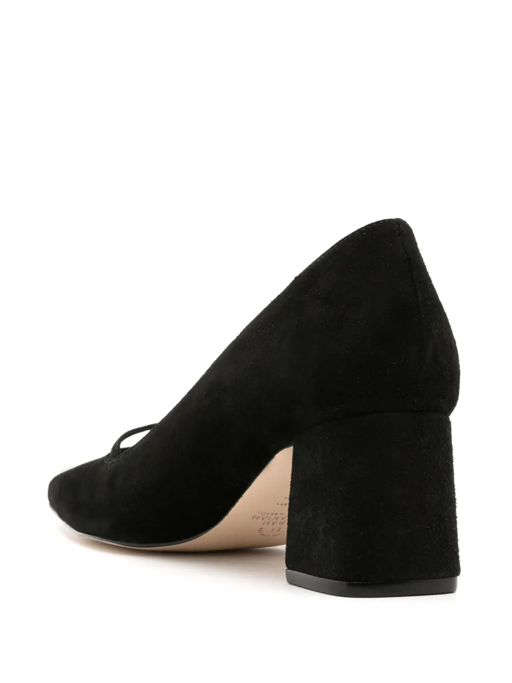 Sarah Chofakian Fred Baier pumps met vierkante neus Zwart