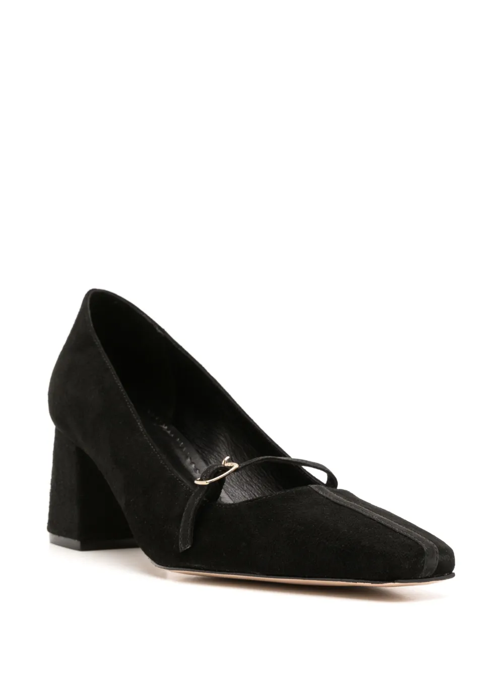 Sarah Chofakian Fred Baier pumps met vierkante neus Zwart