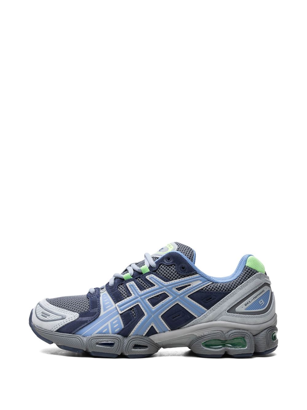 hype ASICS Gel-Nimbus 9 panelled sneakers 