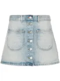 Courrèges mini denim skirt - Blue