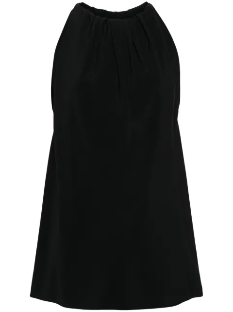 Rick Owens gathered crepe tank top